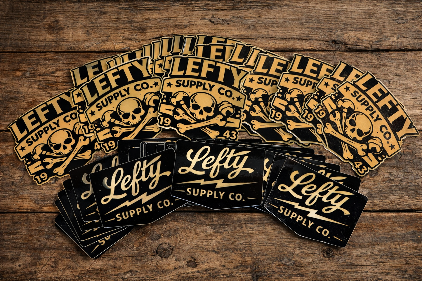 Lefty supply co sticker pack