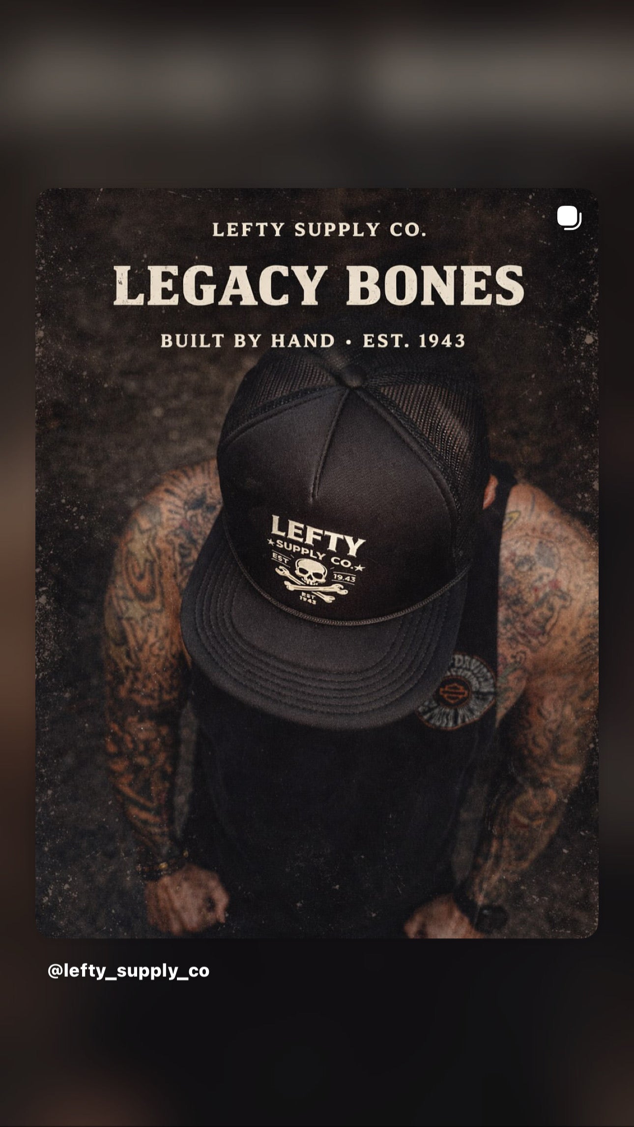 Legacy bones trucker hat