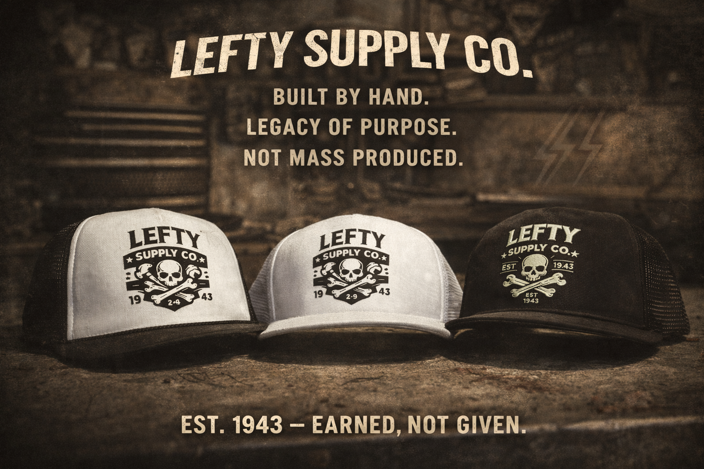 Legacy bones trucker hat